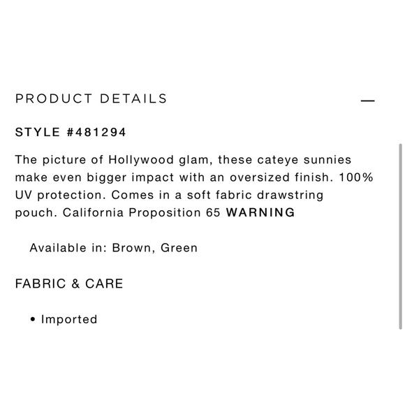 Loft oversized cateye sunglasses